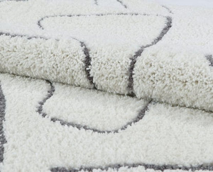 Oslo Blizzard rug styled in a living room