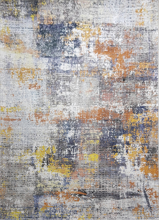 Revival24769BEIGE - Modern office or home rug- Bellville Furniture