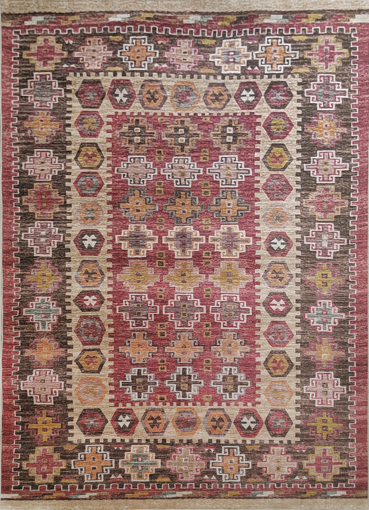 Red revival rug For office and Home use - Bellville Furniture
