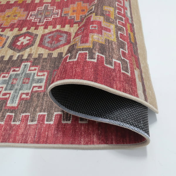 Printed Polyester Rug Modern Printed Polyester Rugs – Trendy, Non-Slip Backing – Bellville ...