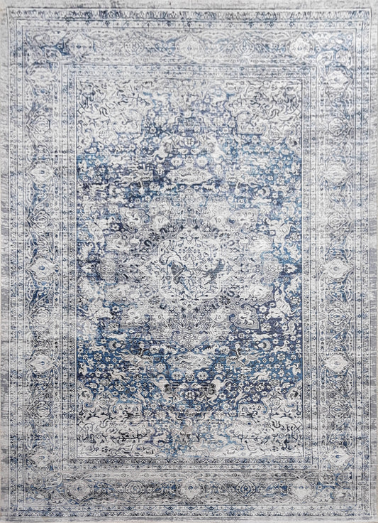 Revival25991GREY - blue and grey indoor rug - Bellville Furniture