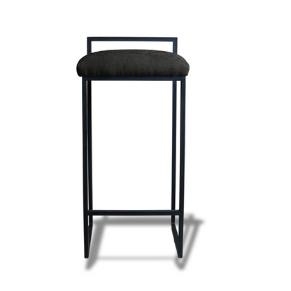 Sahara chair with steel frame and upholstered seat, offering modern style in kitchen and bar counter heights.