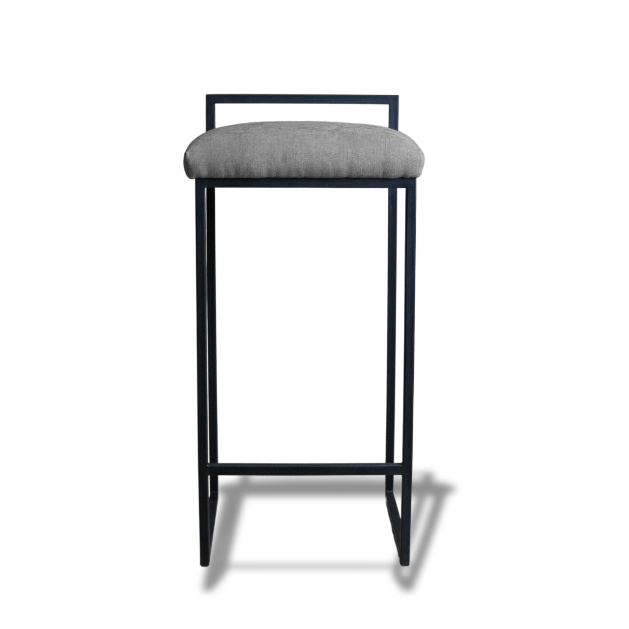 Sahara chair with a sturdy steel frame and comfortable upholstered seating, ideal for bar and kitchen counters.