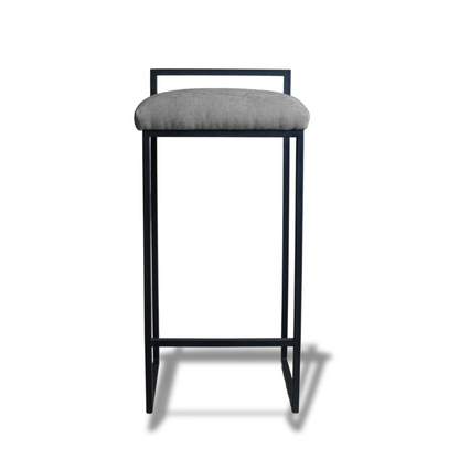 Sahara chair with a sturdy steel frame and comfortable upholstered seating, ideal for bar and kitchen counters.