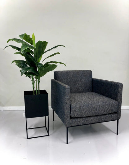 Straight Upholstered Occasional Chair with sleek design and modern style.
