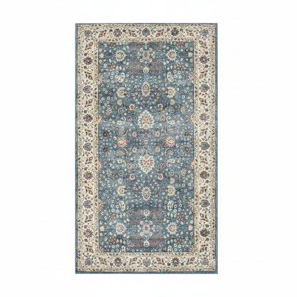 Talis heritage-inspired rug styled in bedroom