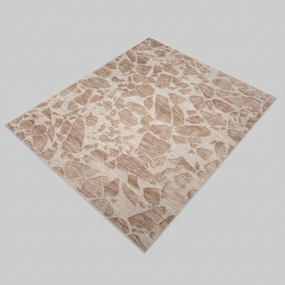 Vesta Pumice rug styled in a living room