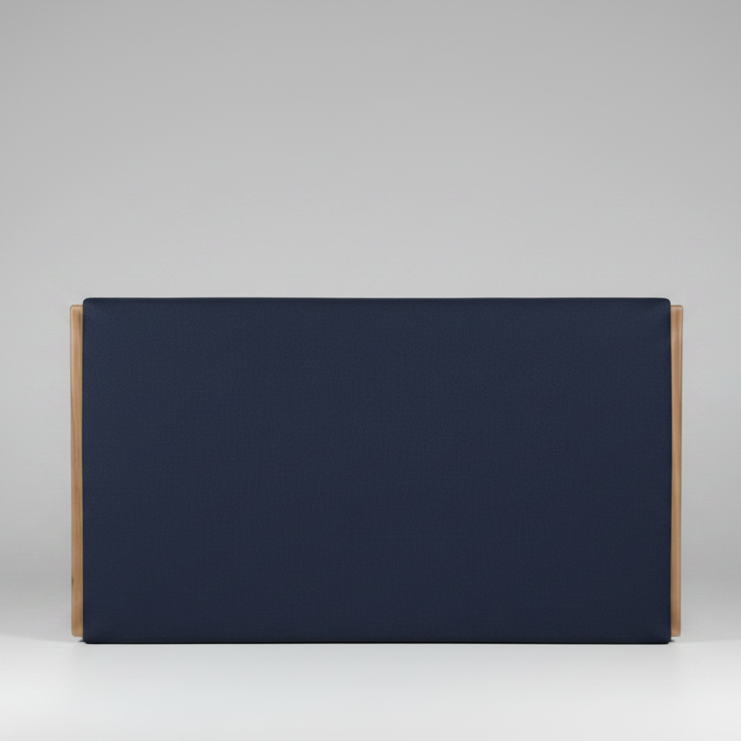 Lucia Upholstered headboard with Oak detail
