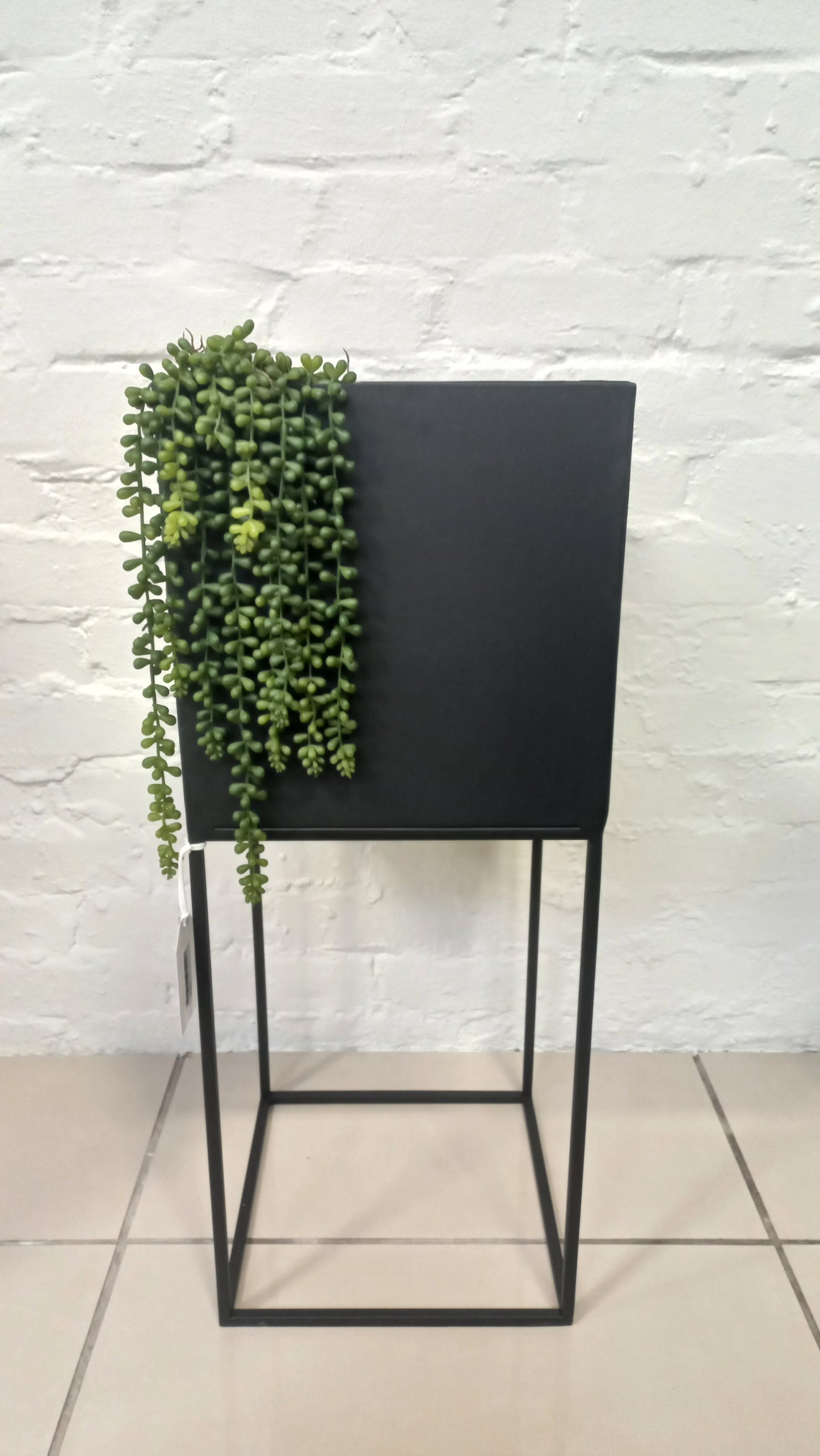 Stylish Metal Epoxy Planter, offering weather-resistant protection for both small and large plants.