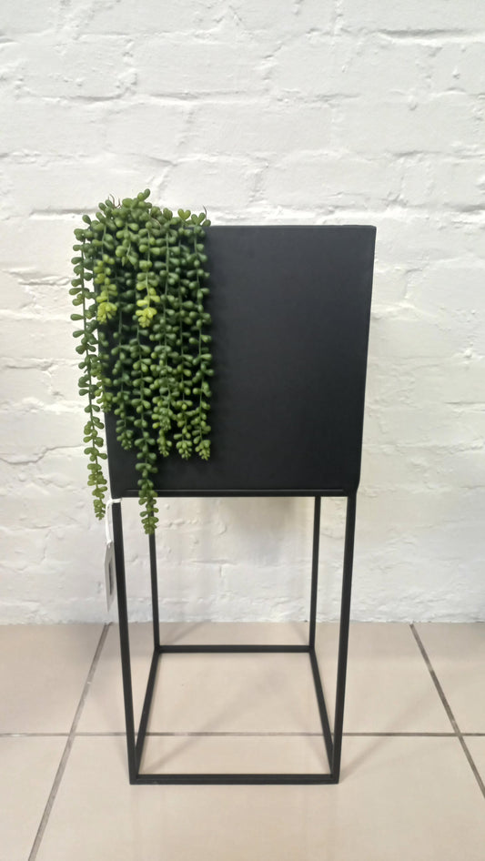 Stylish Metal Epoxy Planter, offering weather-resistant protection for both small and large plants.