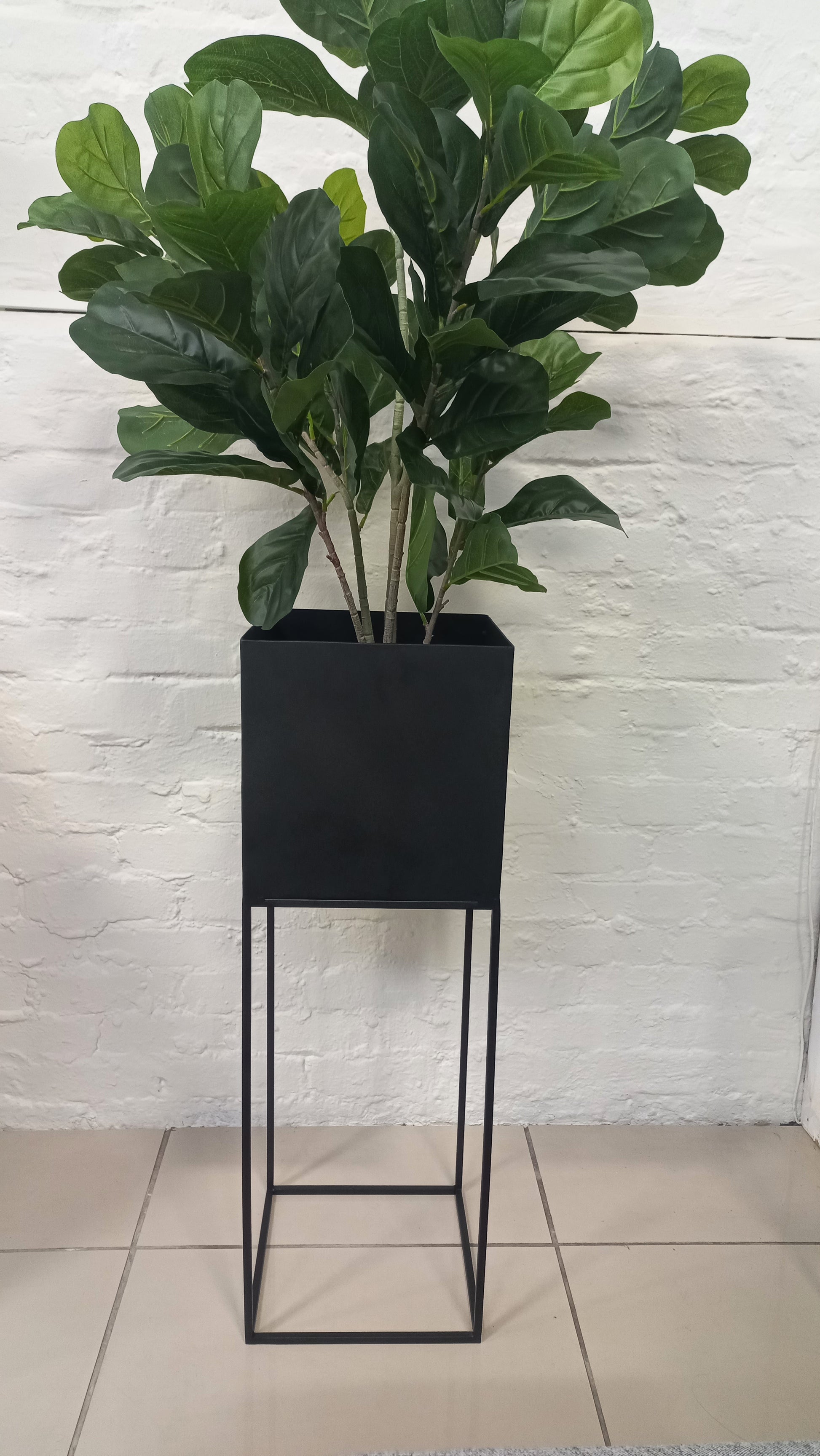 Versatile Metal Epoxy Planter, perfect for  indoor spaces.