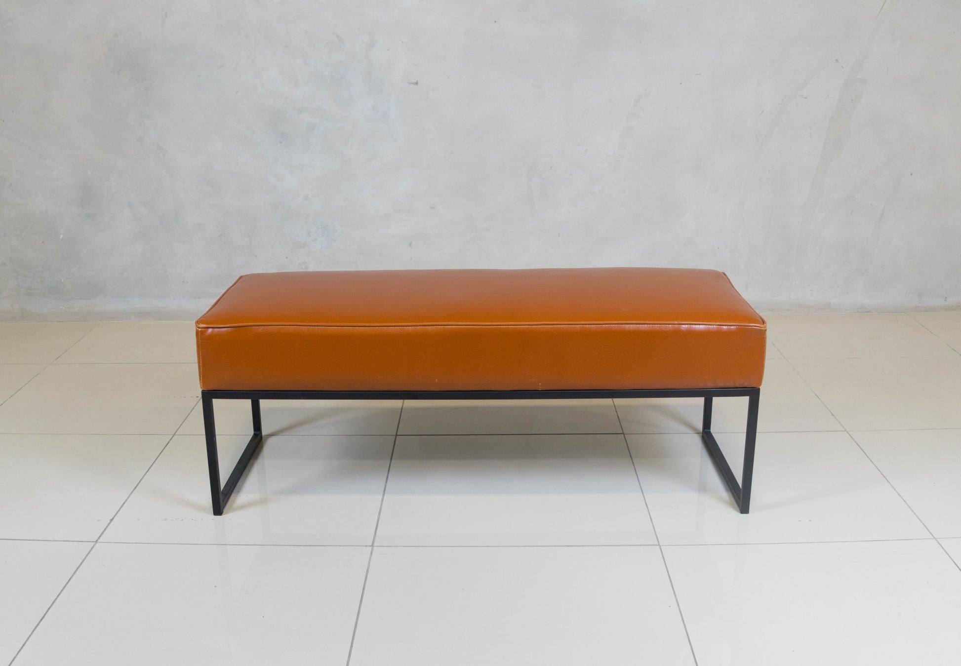 Modern bench seat, handcrafted in South Africa.