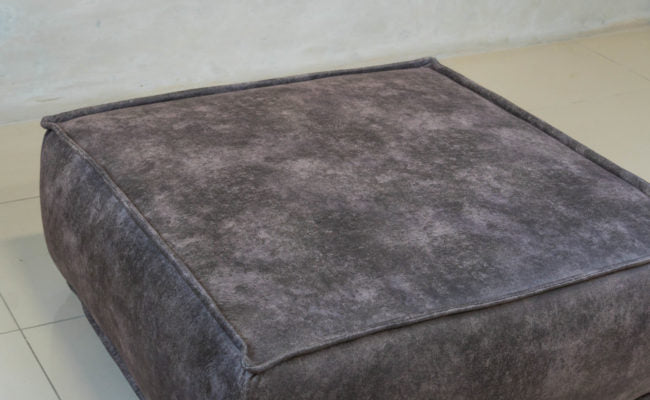 Large ottoman for floor seating, handcrafted in South Africa.