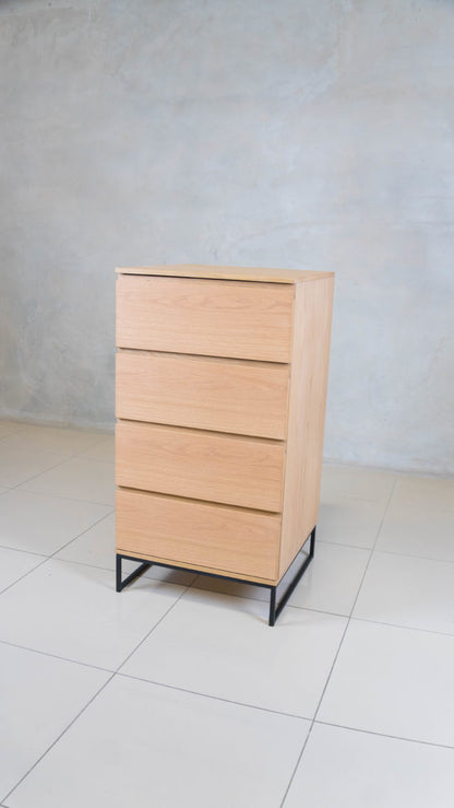 Naked Tall Boy Chest of drawers