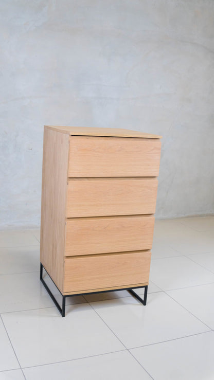 Naked Tall Boy Chest of drawers