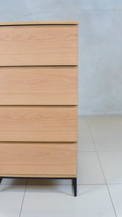 Naked Tall Boy Chest of drawers