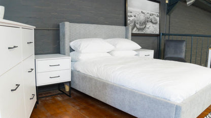  Customizable SOR Studio Bed with a minimalist design, perfect for modern bedrooms.